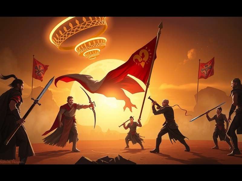 Parched Plains Fighters intense combat scene